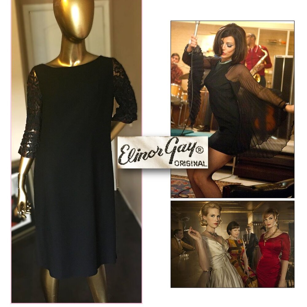 ELINOR GAY ORIGINAL Vintage Shift Party Dress - late 1950s/early 1960s 🍸